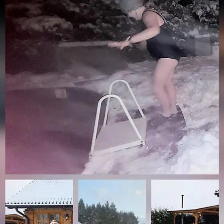 Ferienhaus Komfortowy Dom Caloroczny - Sauna, Jacuzzi, Bilard Tylowo