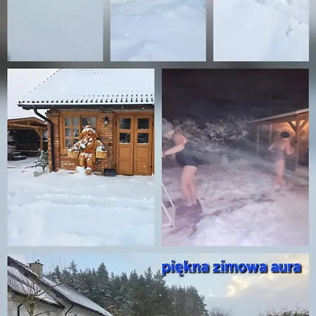 Ferienhaus Komfortowy Dom Caloroczny - Sauna, Jacuzzi, Bilard