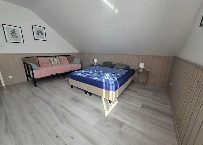 Сasa de vacaciones Komfortowy Dom Caloroczny - Sauna, Jacuzzi, Bilard Tylowo